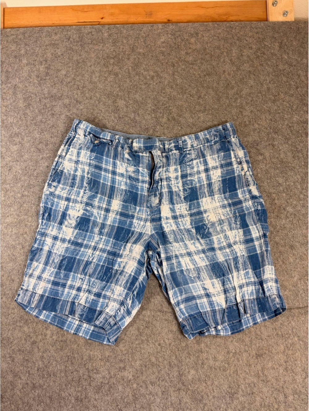 Vintage Polo Ralph Lauren Shorts Mens 36 Multicolor Plaid India Madras Casual
